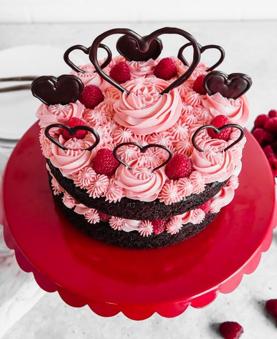 cute Valentines Day cake Idea 17 Cute Valentine's Day Cake Ideas | Valentine's Buttercream Cakes | Valentine's cake decorating ideas Valentine's Day cake ideas