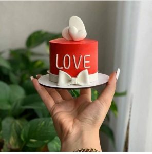 cute Valentines Day cake Idea 3