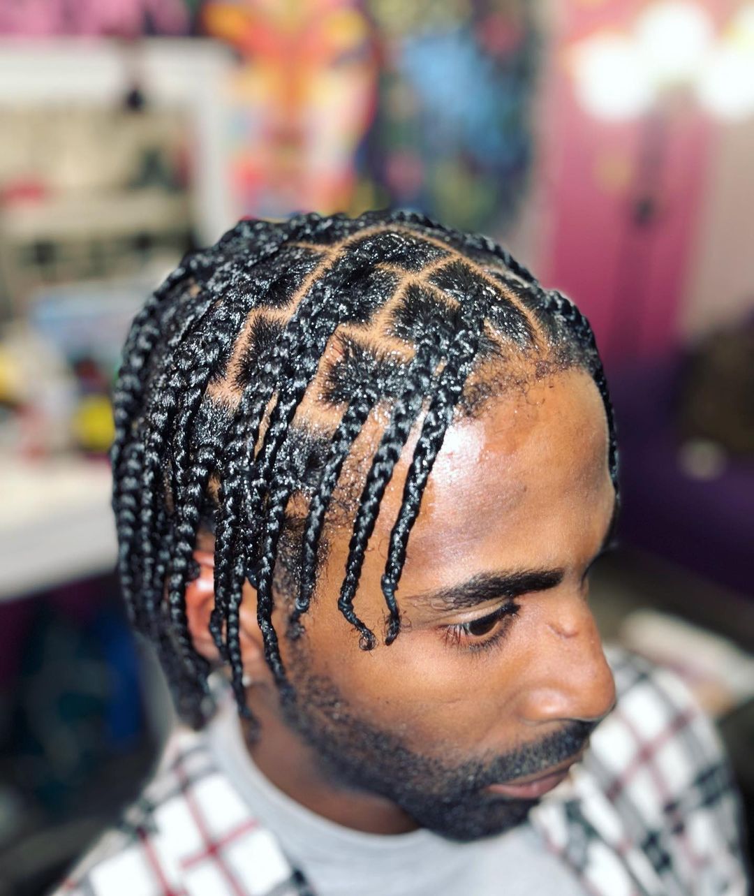 Braid Hairstyles for men 6 Black male braids short hair | Box braids men | Braid styles for men gallery Braid Hairstyles for Men