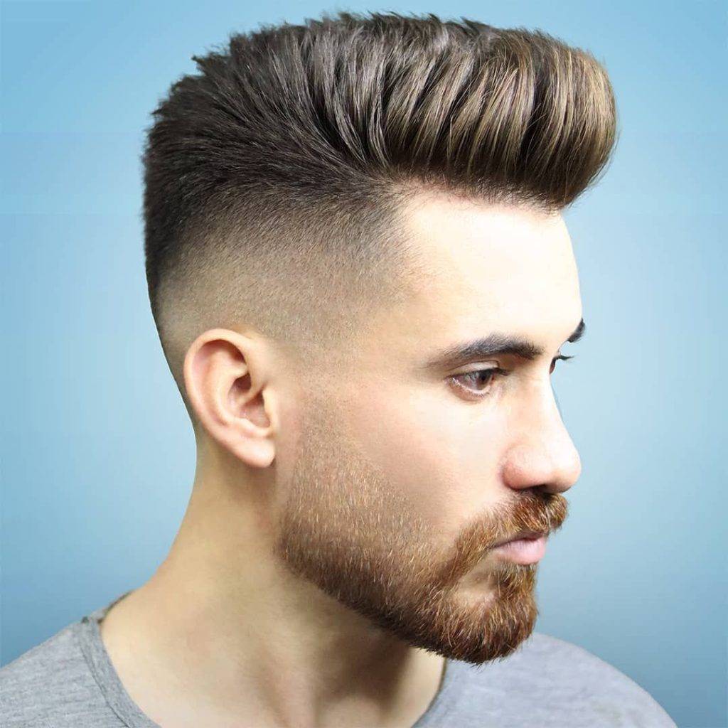 side view of comb over hairstyles for men