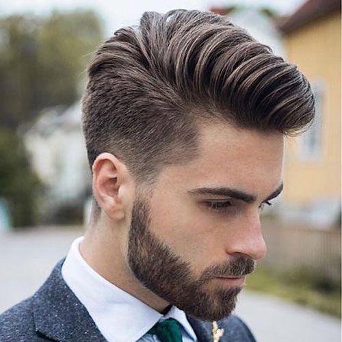 modern comb over hairstyle for guys