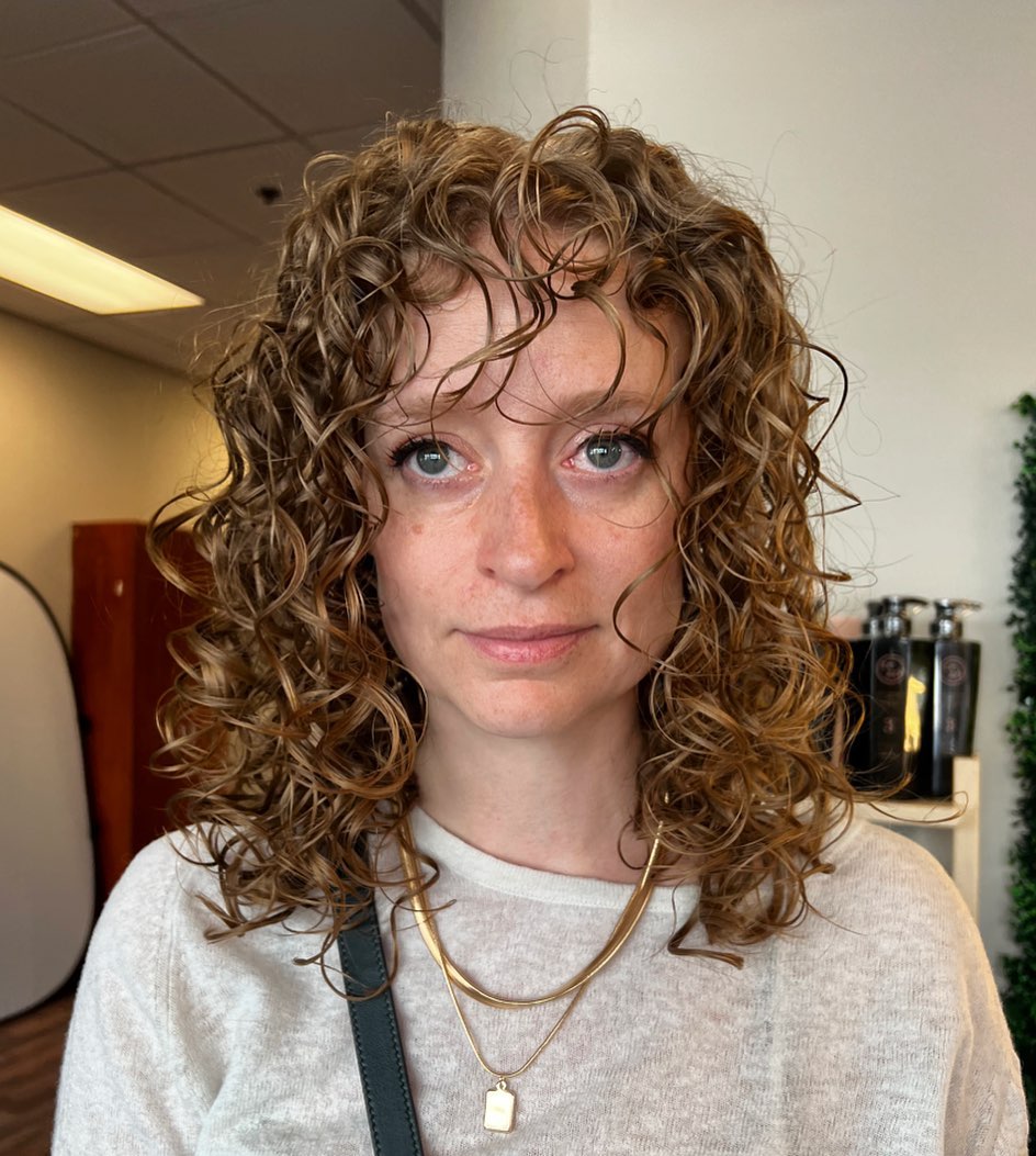 Curly Shag Hairstyle 66 Curly hair shaggy bob | Curly shag mullet | Medium length curly shags Curly Shag Hairstyles for Women