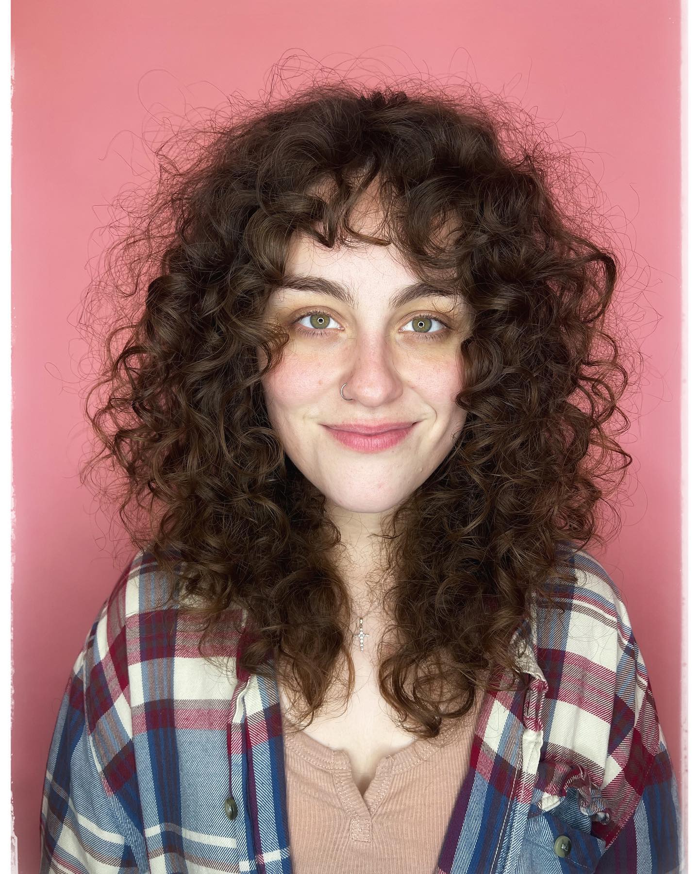 Curly Shag Hairstyle 70 Curly hair shaggy bob | Curly shag mullet | Medium length curly shags Curly Shag Hairstyles for Women
