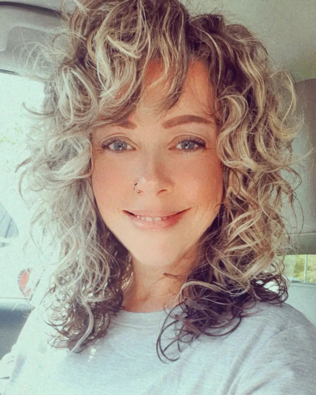 Curly Shag Hairstyle 78 Curly hair shaggy bob | Curly shag mullet | Medium length curly shags Curly Shag Hairstyles for Women