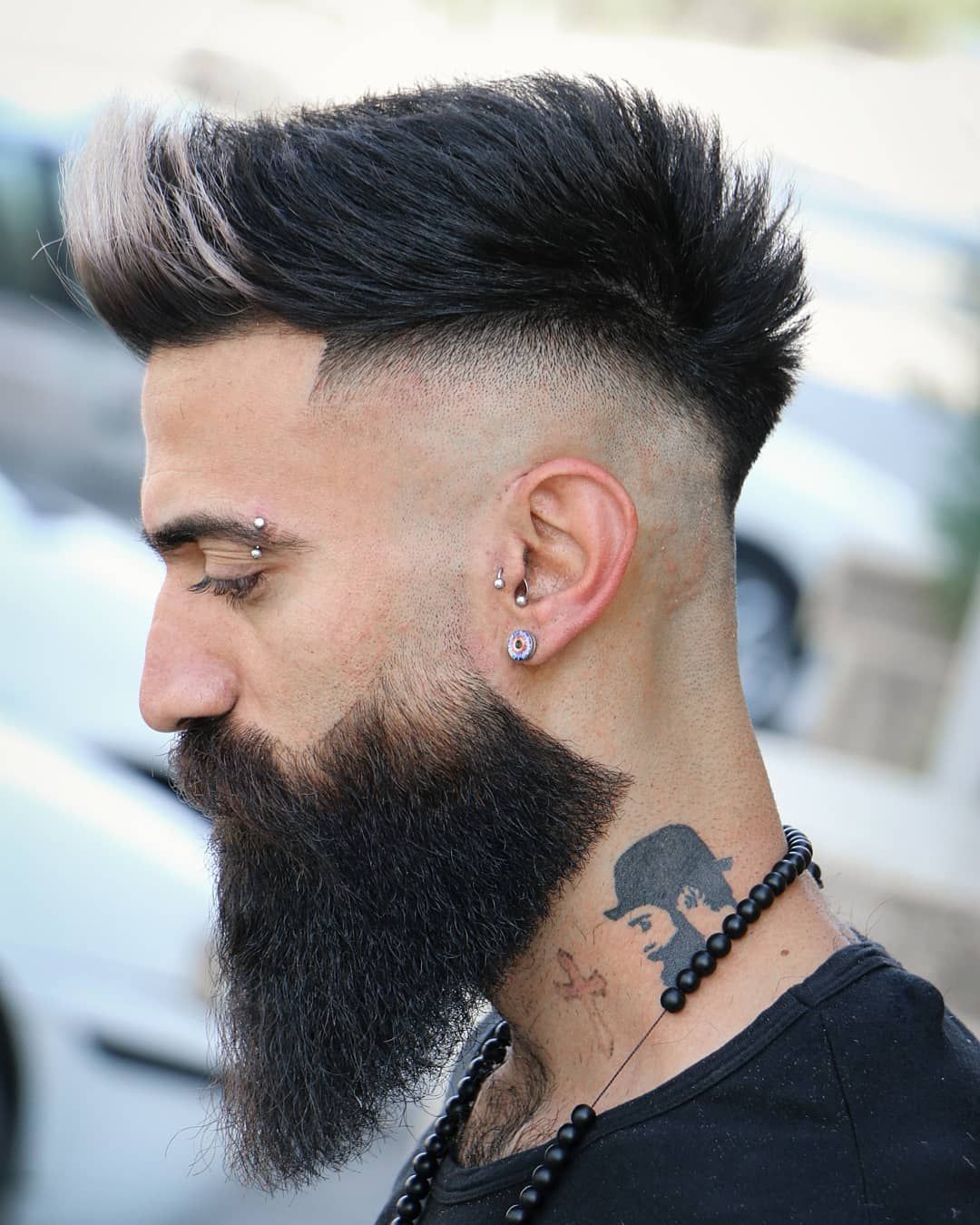 high fade best faux hawk hairstyle