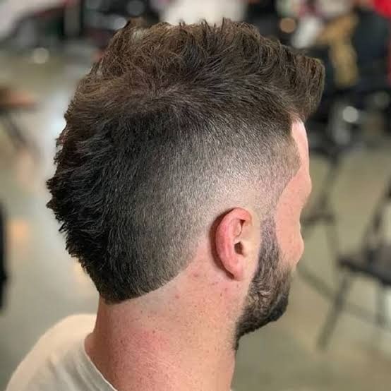 high fade mohawk hairstyle for men