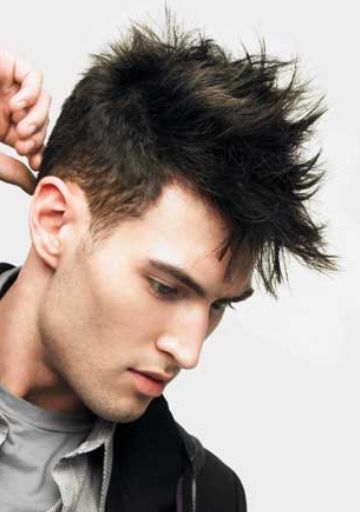low fade long faux hawk hairstyle for male