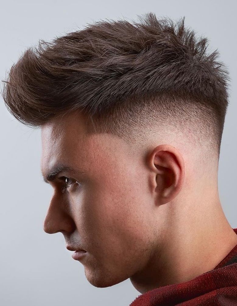 spiky faux hawk hairstyle for men