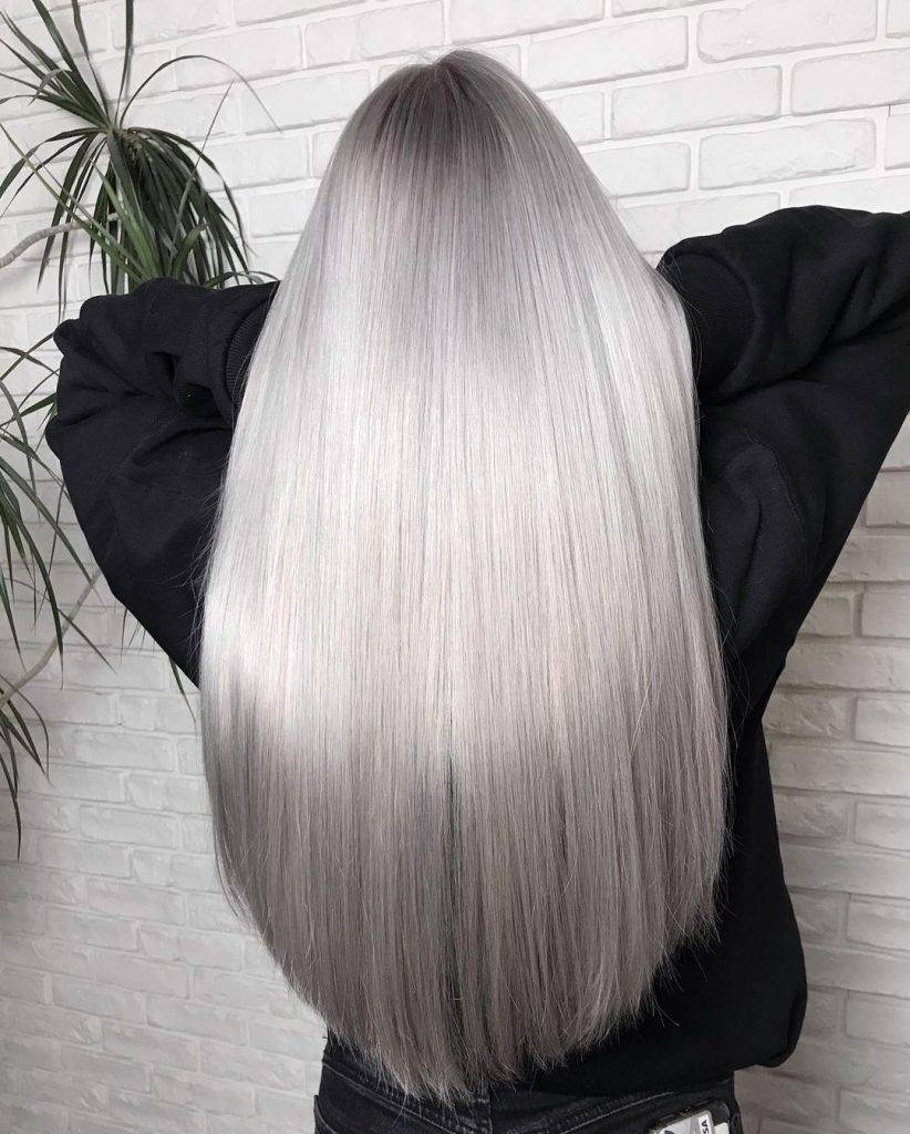 Grey Hair Color 137 Ash gray hair Color | Ash gray hair color for Women | Gray hair color for Women Grey Hair Color Ideas