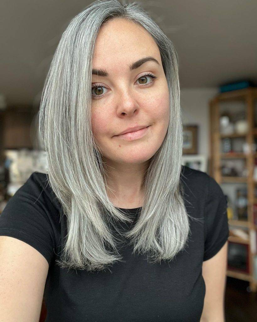 Grey Hair Color 16 Ash gray hair Color | Ash gray hair color for Women | Gray hair color for Women Grey Hair Color Ideas