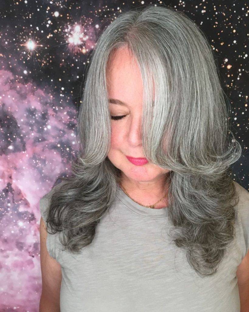 Grey Hair Color 74 Ash gray hair Color | Ash gray hair color for Women | Gray hair color for Women Grey Hair Color Ideas