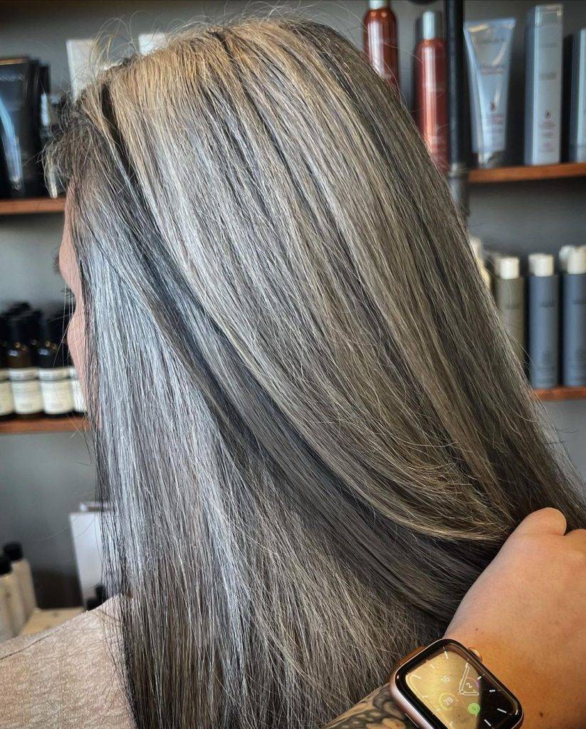 Grey Hair Color 87 Ash gray hair Color | Ash gray hair color for Women | Gray hair color for Women Grey Hair Color Ideas