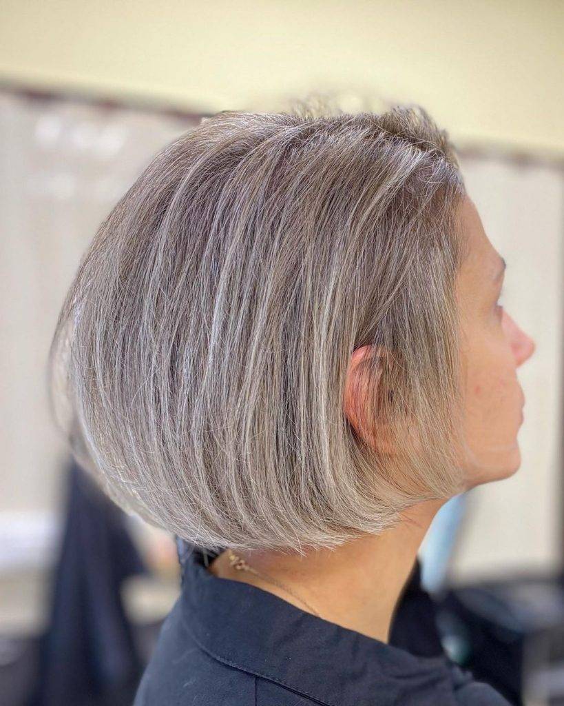 Grey Hair Color 99 Ash gray hair Color | Ash gray hair color for Women | Gray hair color for Women Grey Hair Color Ideas