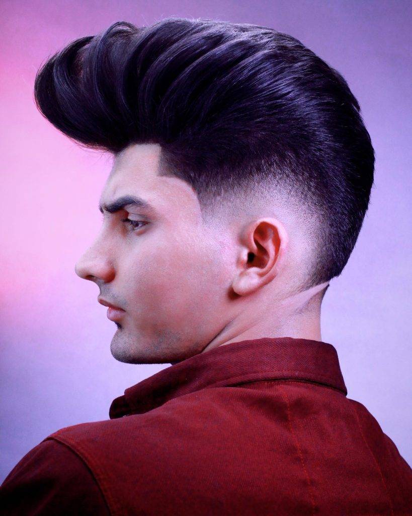 Pompadour hairstyle 148 Long pompadour hairstyle | Messy pompadour | old hairstyles name Pompadour Hairstyles
