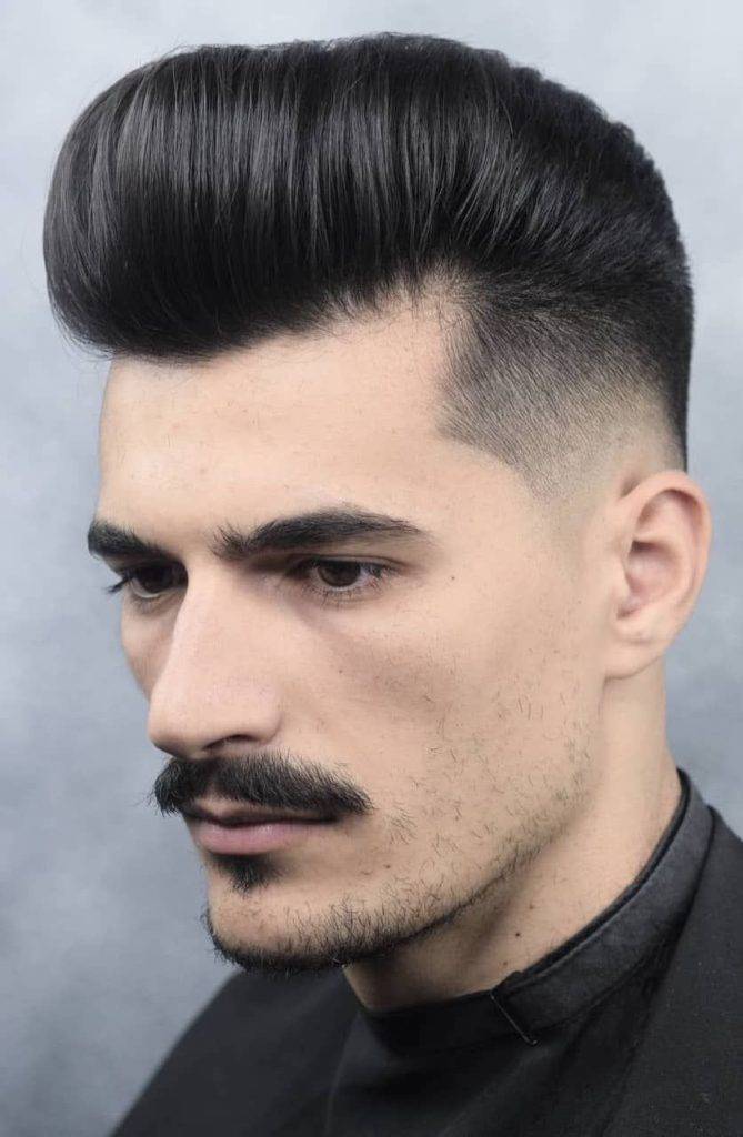 Pompadour hairstyle 16 Long pompadour hairstyle | Messy pompadour | old hairstyles name Pompadour Hairstyles