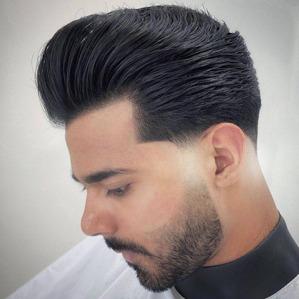 Pompadour hairstyle 33 Long pompadour hairstyle | Messy pompadour | old hairstyles name Pompadour Hairstyles