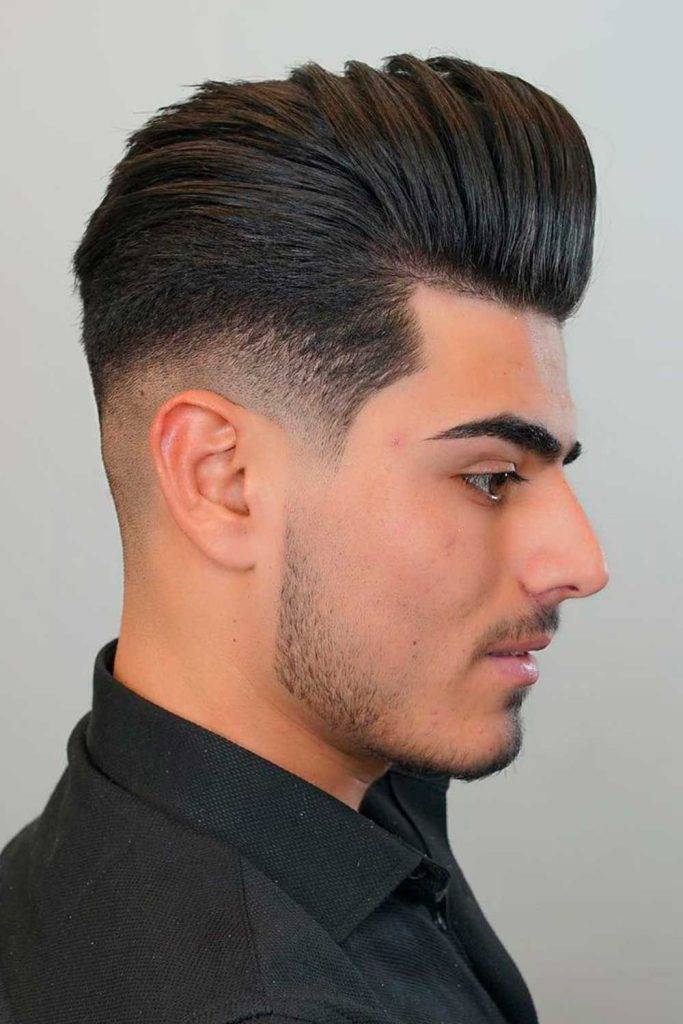 Pompadour hairstyle 41 Long pompadour hairstyle | Messy pompadour | old hairstyles name Pompadour Hairstyles
