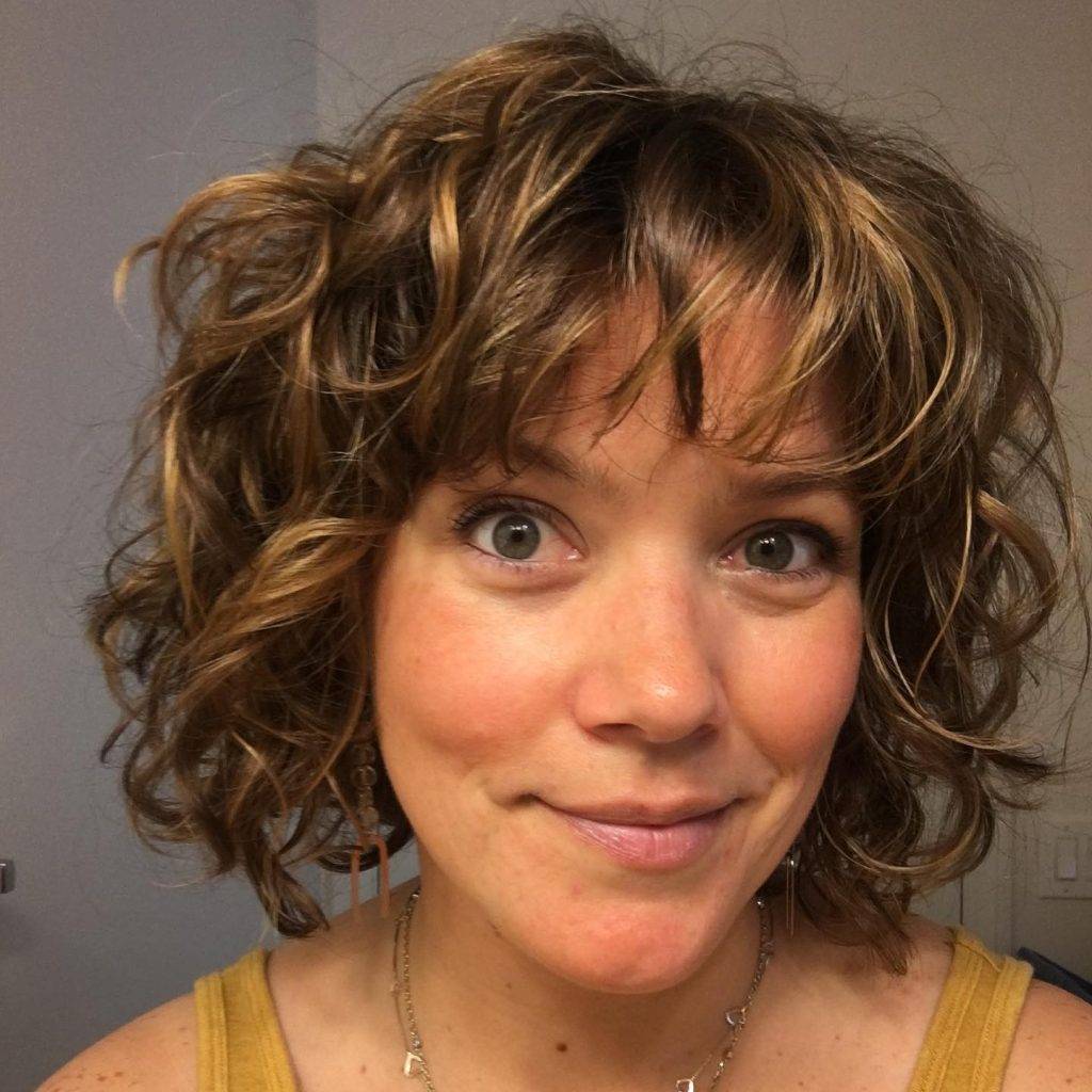 Short curly hairstyle for Women 77 Cute short curly hairstyles for older ladies | Haircuts for semi curly hair Female | Hairstyles for short curly hair black girl Short Curly Hairstyles