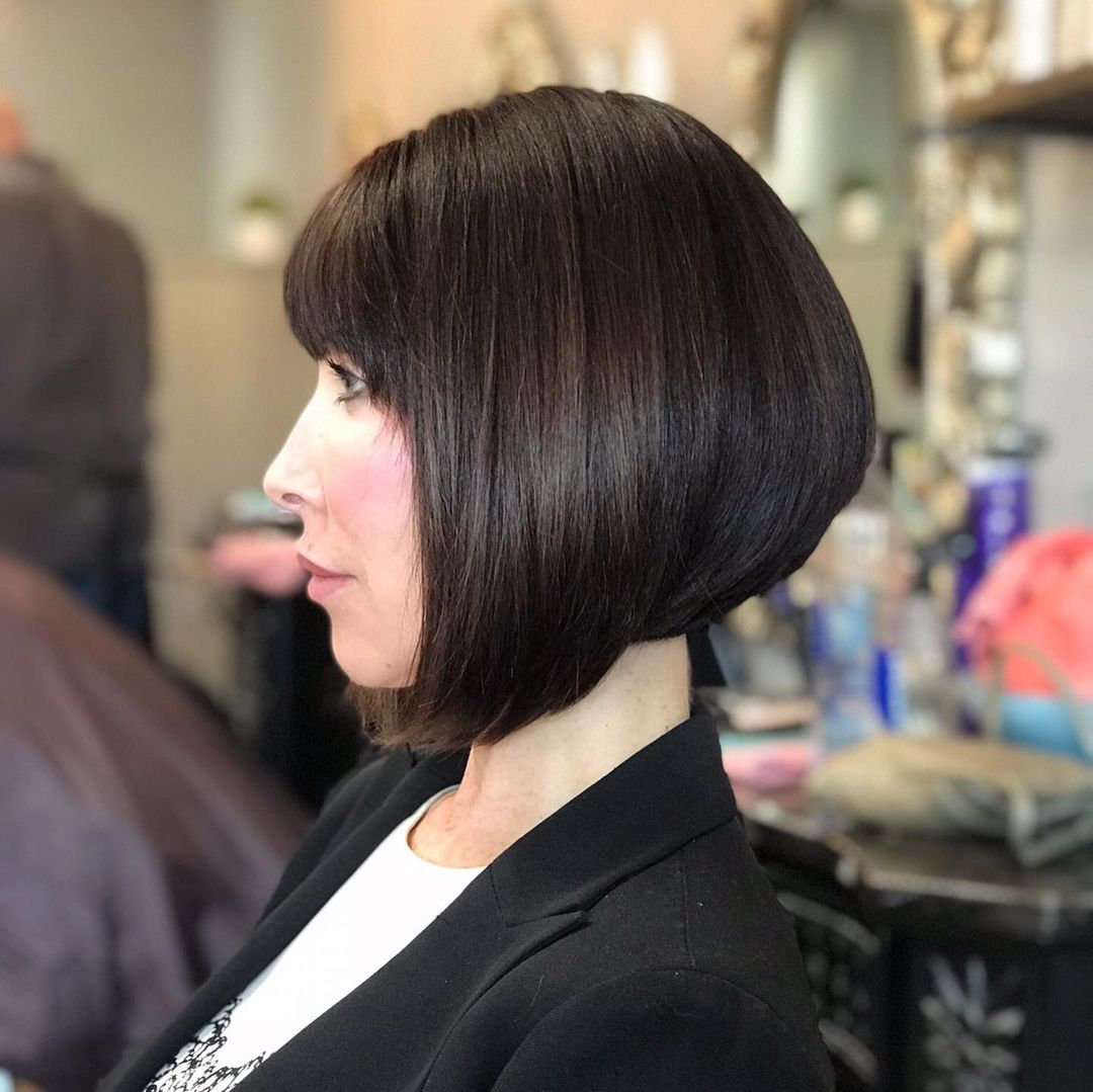 Stacked Bob 118 Long stacked bob | Medium length stacked bob | Pictures of stacked bob haircuts front and back Stacked Bob Hairstyles for Women