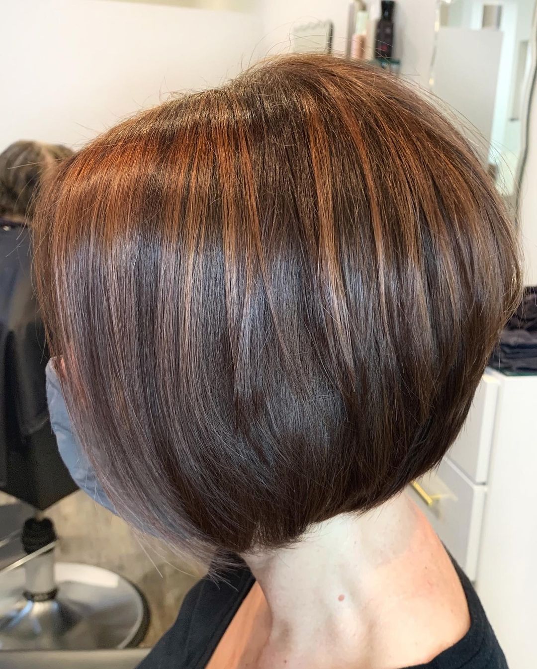 Stacked Bob 119 Long stacked bob | Medium length stacked bob | Pictures of stacked bob haircuts front and back Stacked Bob Hairstyles for Women