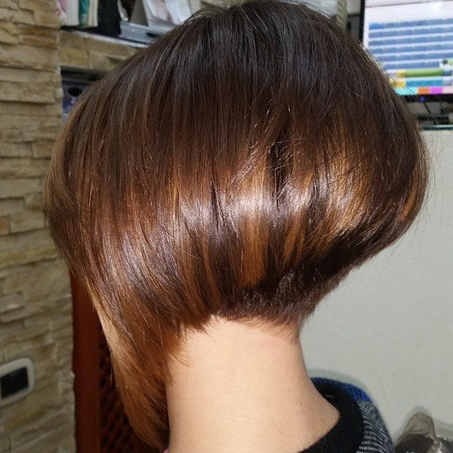 Stacked Bob 22 Long stacked bob | Medium length stacked bob | Pictures of stacked bob haircuts front and back Stacked Bob Hairstyles for Women