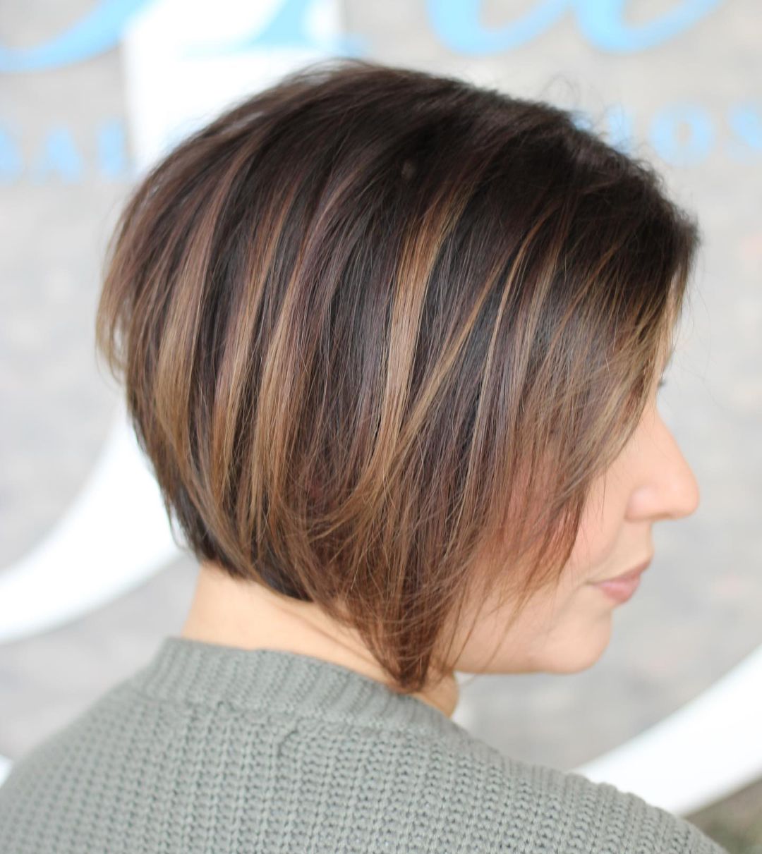 Stacked Bob 25 Long stacked bob | Medium length stacked bob | Pictures of stacked bob haircuts front and back Stacked Bob Hairstyles for Women