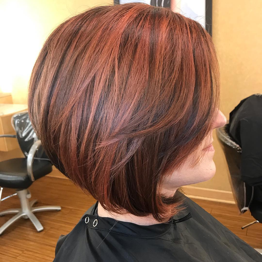 Stacked Bob 74 Long stacked bob | Medium length stacked bob | Pictures of stacked bob haircuts front and back Stacked Bob Hairstyles for Women