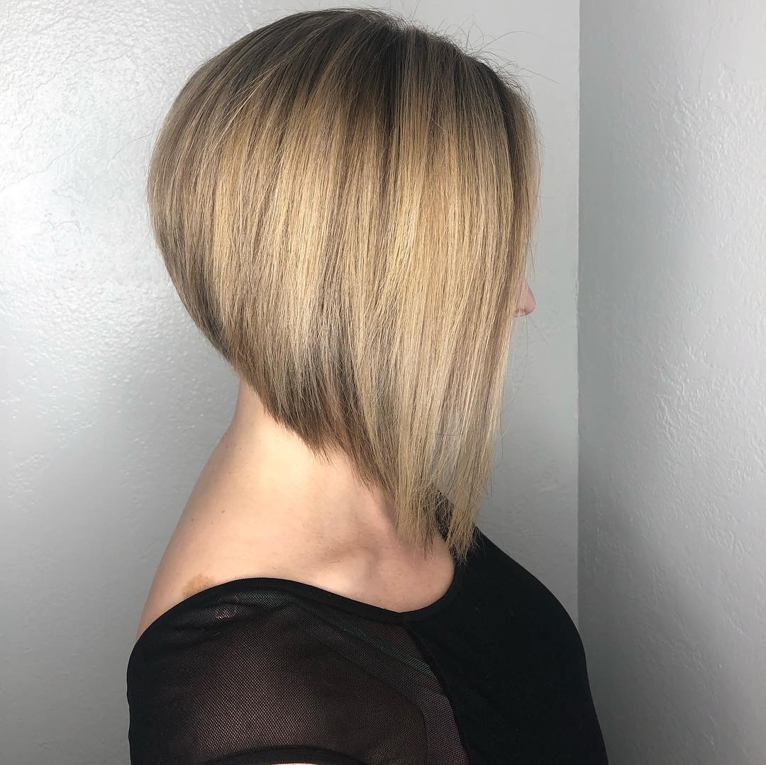 Stacked Bob 80 Long stacked bob | Medium length stacked bob | Pictures of stacked bob haircuts front and back Stacked Bob Hairstyles for Women