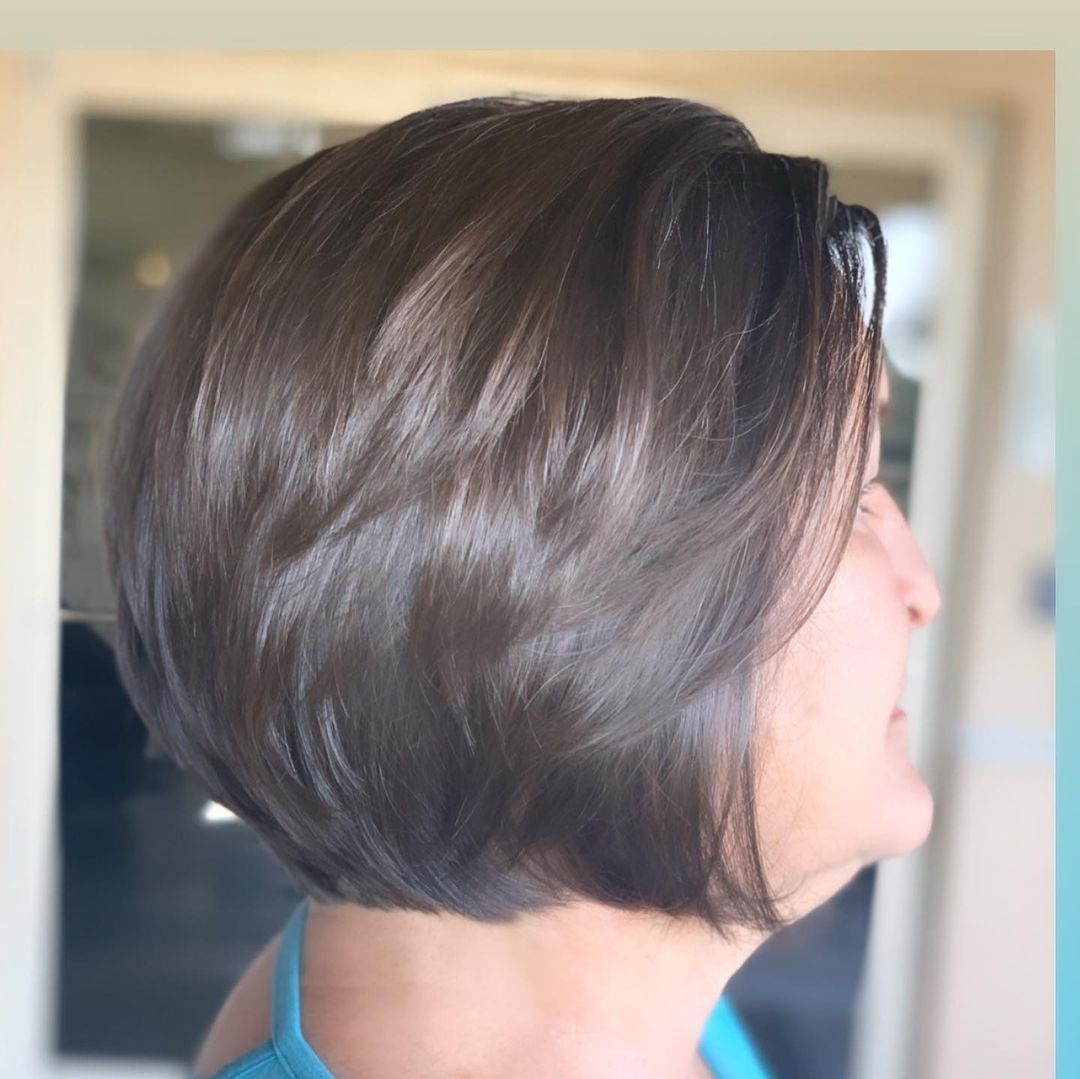 Stacked Bob 83 Long stacked bob | Medium length stacked bob | Pictures of stacked bob haircuts front and back Stacked Bob Hairstyles for Women