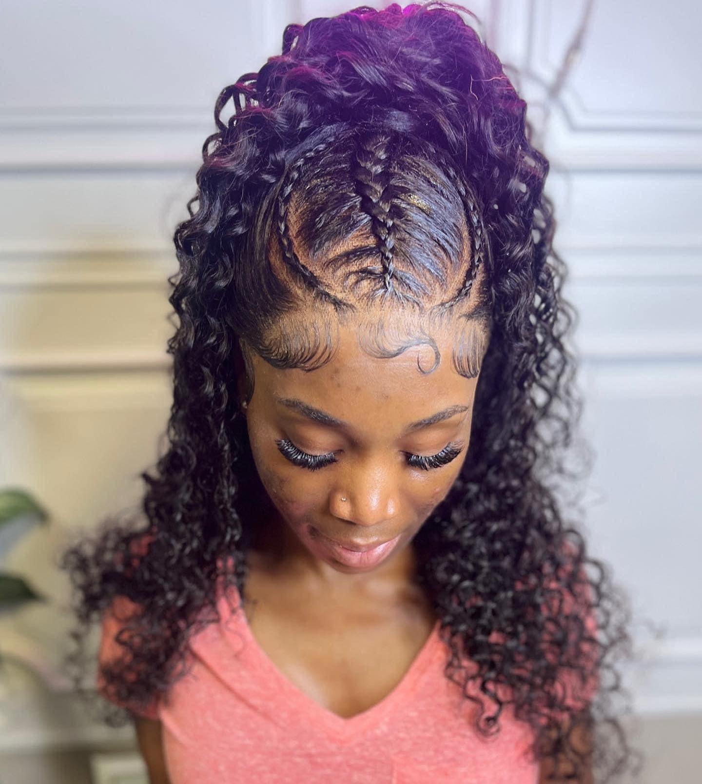 Updo Hairstyle for Black women 7 Black hair updo styles pictures | Black updo hairstyles with curls | black woman braids Updo Hairstyles for Black Women