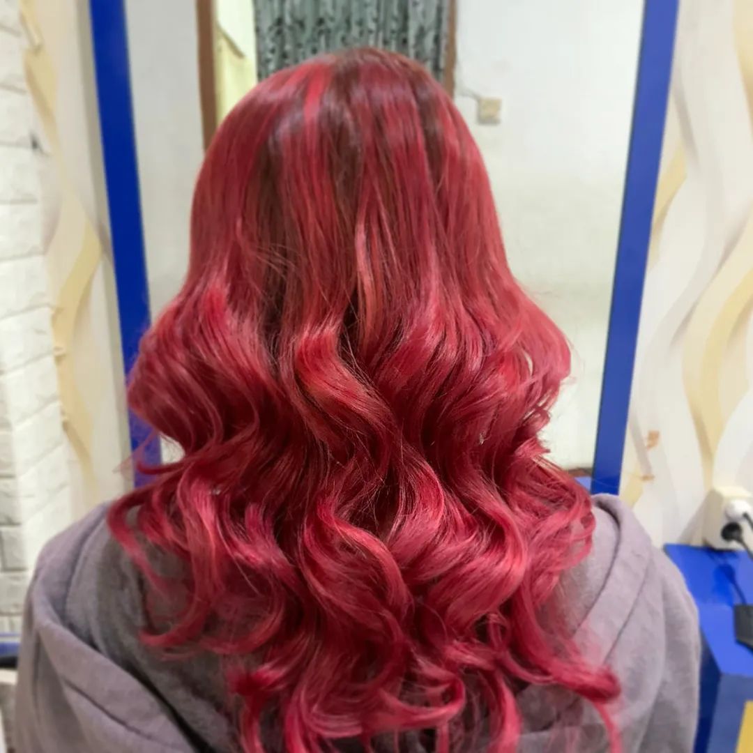 bright red hair color 154 Bright Red Hair Color | Bright red hair color for dark hair | Bright red hair color ideas Bright Red Hair Color