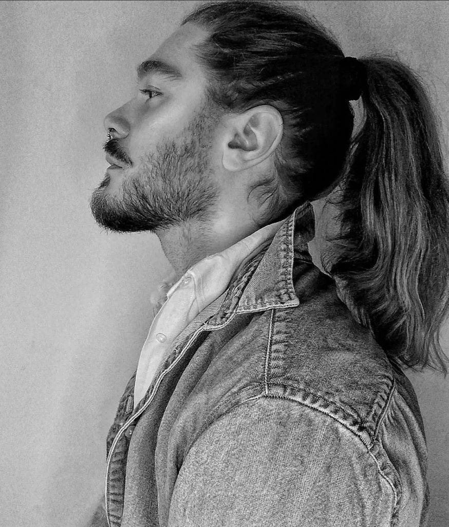 ponytail hairstyle for men 17 Black male ponytail hairstyles | Male ponytail with Bangs | Mens ponytail with fade Ponytail Hairstyles for Men