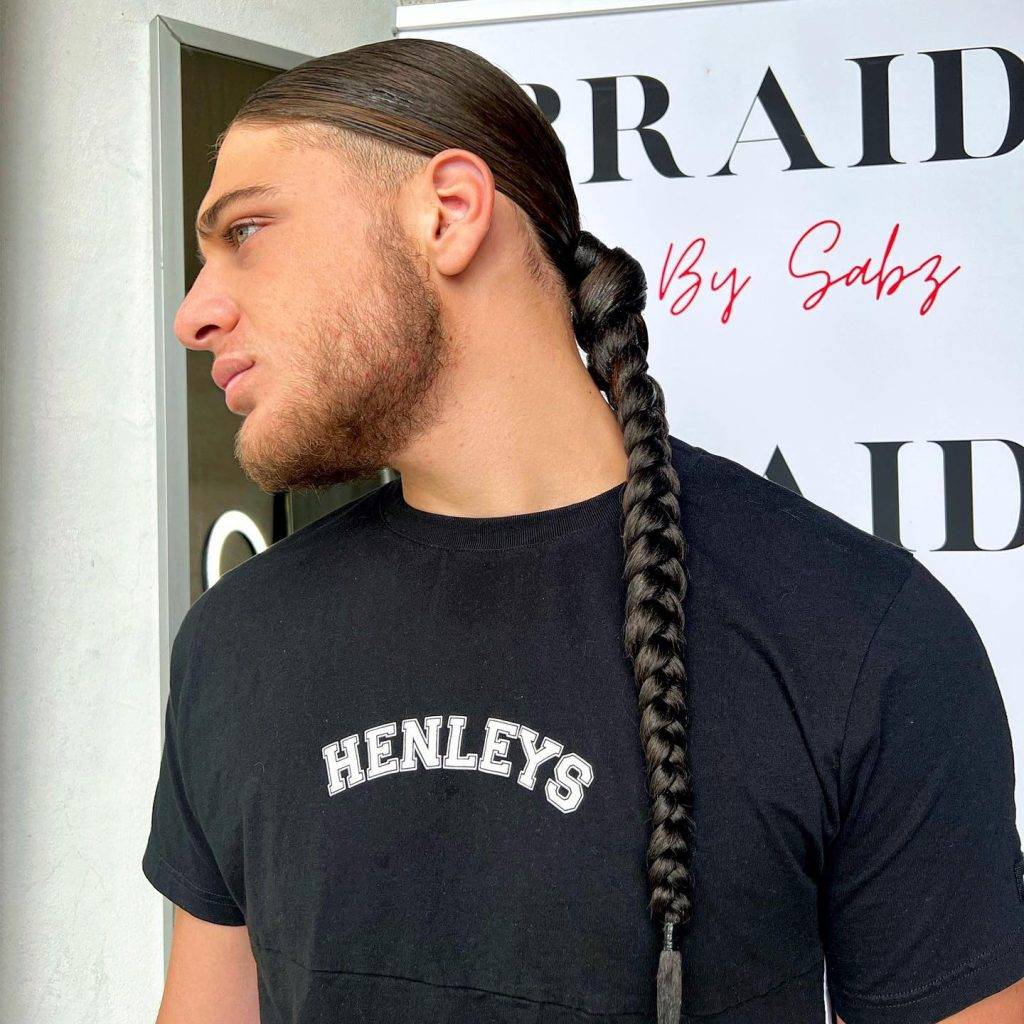ponytail hairstyle for men 32 Black male ponytail hairstyles | Male ponytail with Bangs | Mens ponytail with fade Ponytail Hairstyles for Men