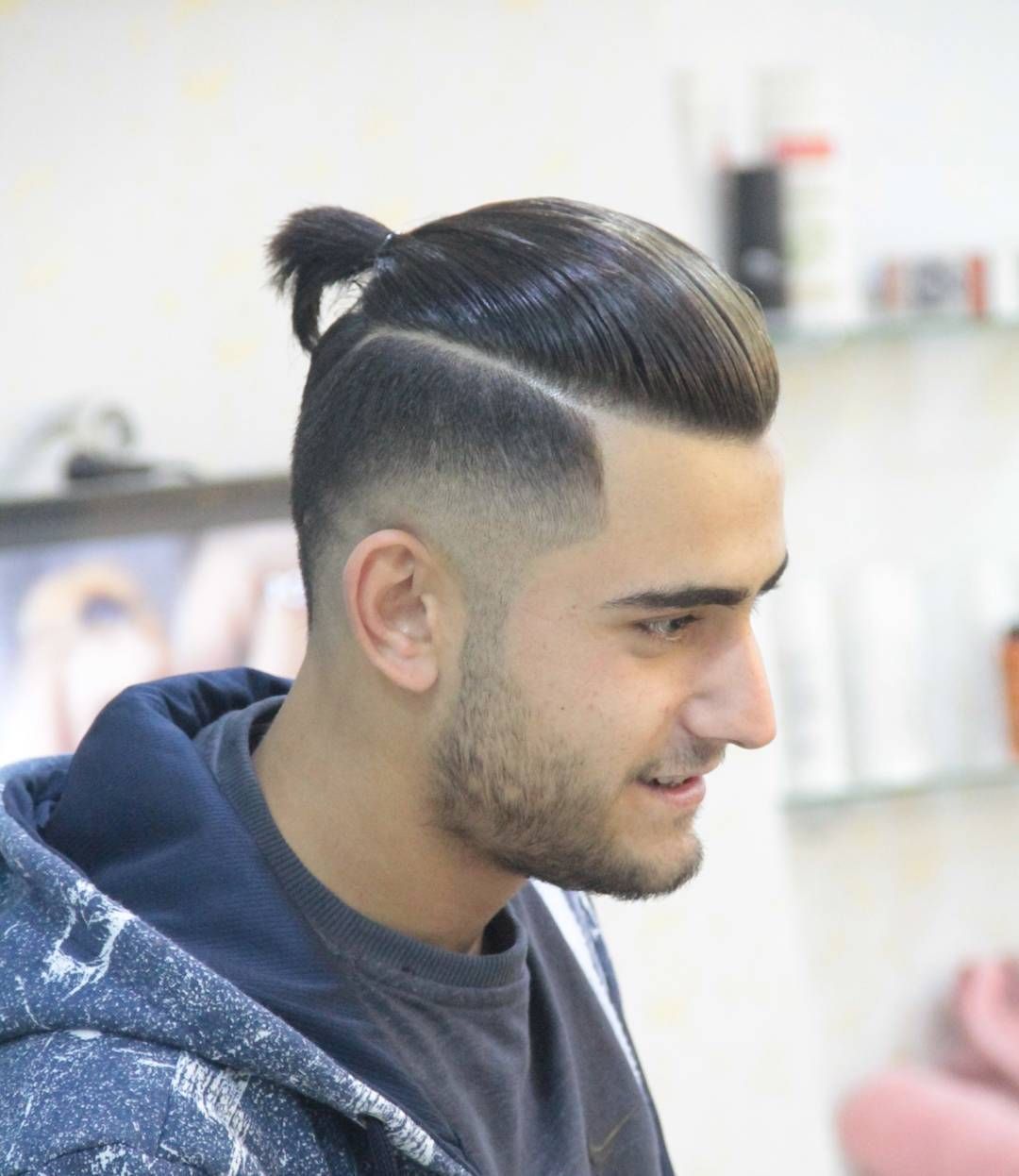 ponytail hairstyle for men 36 Black male ponytail hairstyles | Male ponytail with Bangs | Mens ponytail with fade Ponytail Hairstyles for Men