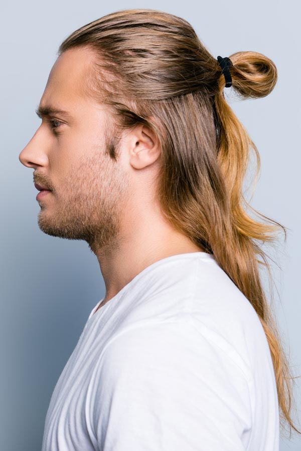 ponytail hairstyle for men 79 Black male ponytail hairstyles | Male ponytail with Bangs | Mens ponytail with fade Ponytail Hairstyles for Men