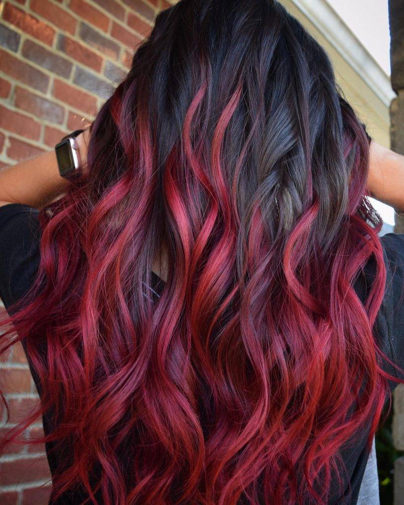 red ombre hair style 1 Natural red ombre hair | Red ombre background | Red ombre hair Red Ombre Hairstyles