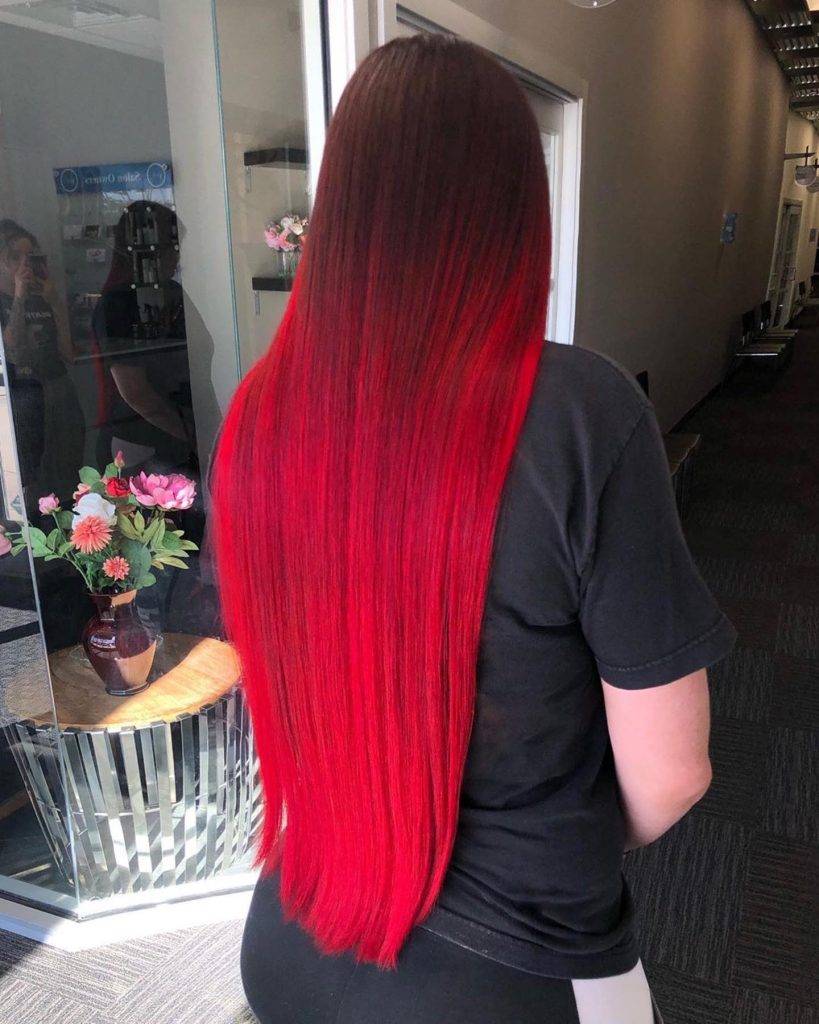 red ombre hair style 10 Natural red ombre hair | Red ombre background | Red ombre hair Red Ombre Hairstyles