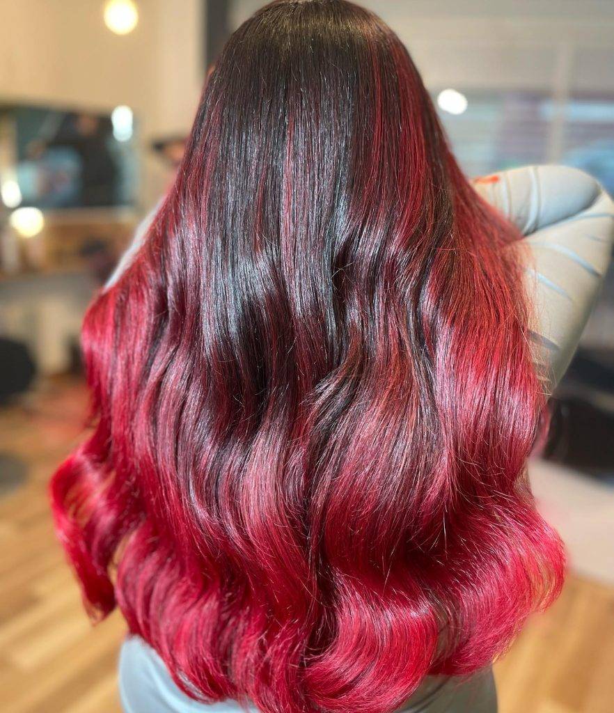 red ombre hair style 108 Natural red ombre hair | Red ombre background | Red ombre hair Red Ombre Hairstyles