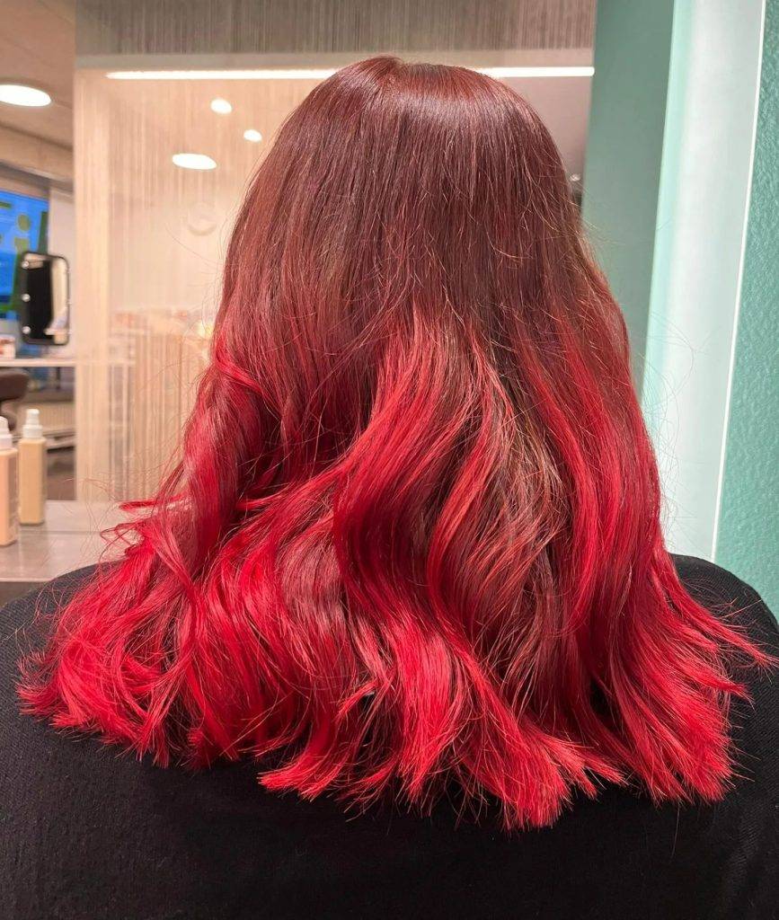 red ombre hair style 111 Natural red ombre hair | Red ombre background | Red ombre hair Red Ombre Hairstyles