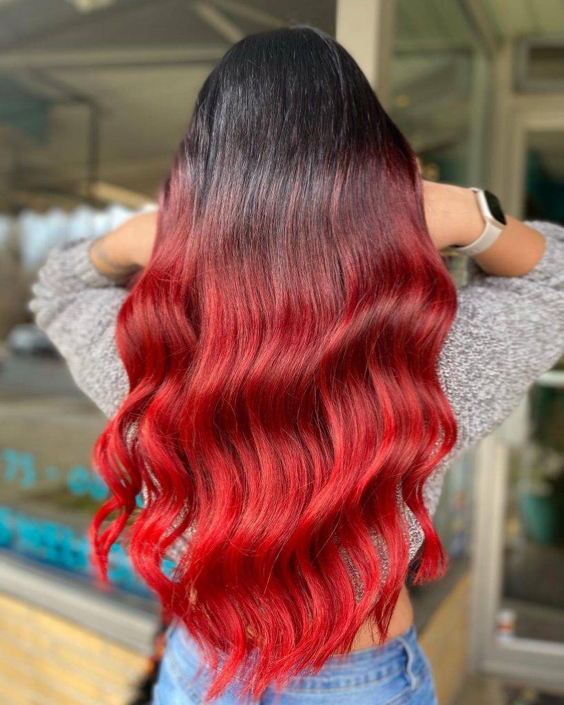 red ombre hair style 135 Natural red ombre hair | Red ombre background | Red ombre hair Red Ombre Hairstyles