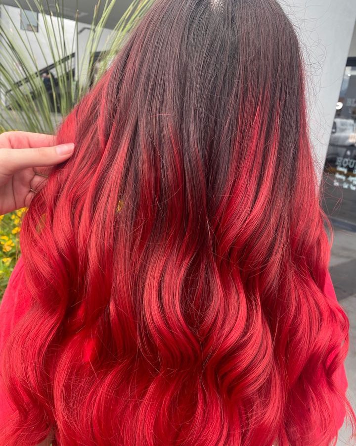 red ombre hair style 143 Natural red ombre hair | Red ombre background | Red ombre hair Red Ombre Hairstyles