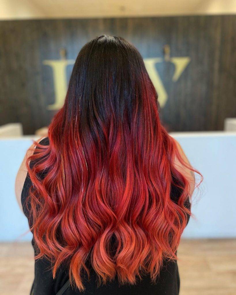 red ombre hair style 144 Natural red ombre hair | Red ombre background | Red ombre hair Red Ombre Hairstyles