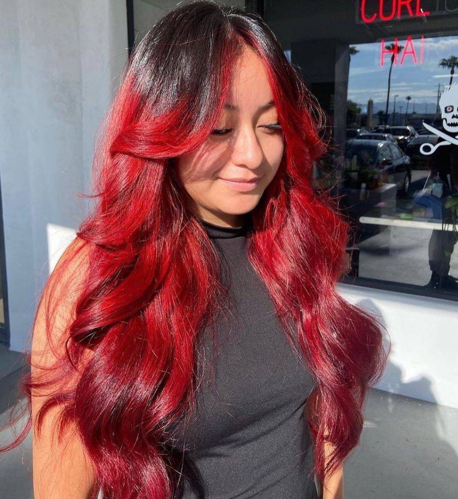 red ombre hair style 156 Natural red ombre hair | Red ombre background | Red ombre hair Red Ombre Hairstyles