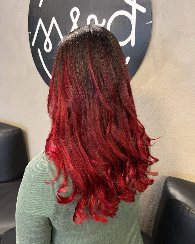 red ombre hair style 170 Natural red ombre hair | Red ombre background | Red ombre hair Red Ombre Hairstyles