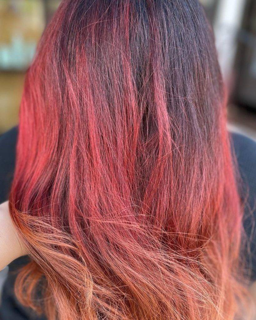 red ombre hair style 175 Natural red ombre hair | Red ombre background | Red ombre hair Red Ombre Hairstyles