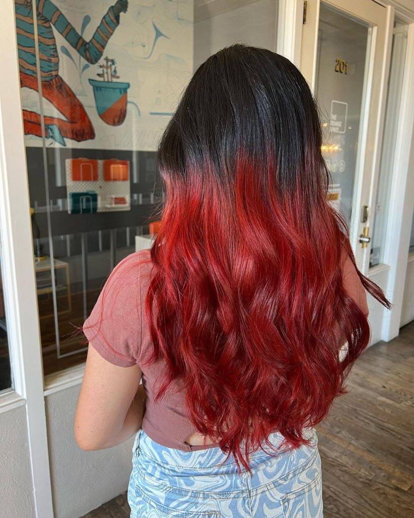 red ombre hair style 177 Natural red ombre hair | Red ombre background | Red ombre hair Red Ombre Hairstyles