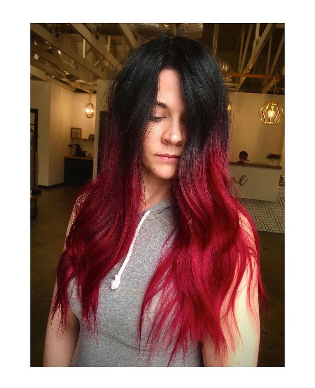 red ombre hair style 181 Natural red ombre hair | Red ombre background | Red ombre hair Red Ombre Hairstyles