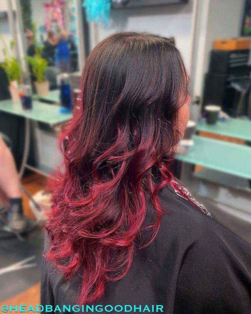 red ombre hair style 214 Natural red ombre hair | Red ombre background | Red ombre hair Red Ombre Hairstyles