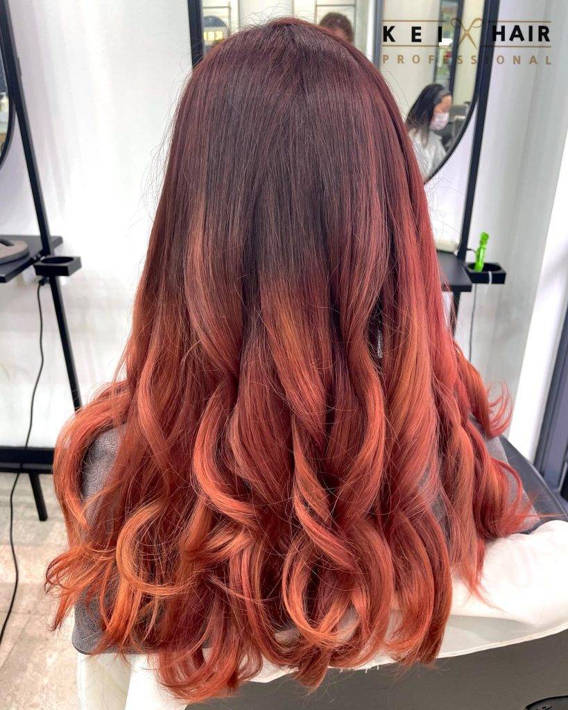 red ombre hair style 44 Natural red ombre hair | Red ombre background | Red ombre hair Red Ombre Hairstyles