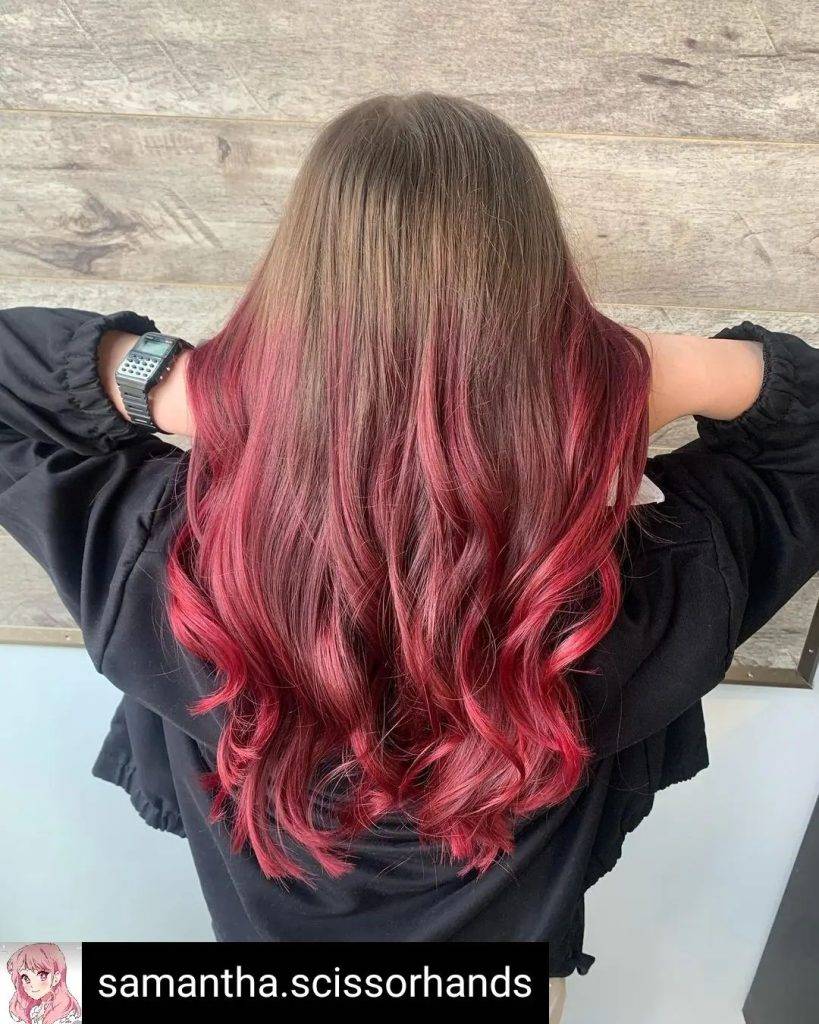 red ombre hair style 51 Natural red ombre hair | Red ombre background | Red ombre hair Red Ombre Hairstyles